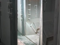 自動ガラスの潤滑剤噴霧塗装ライン