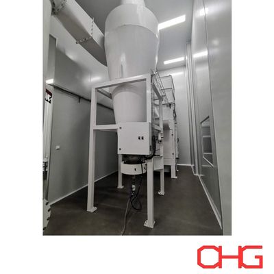 良い値段 噴霧ブース粉末塗装機器のためのサイクロン復旧システム プロのPLC制御ユニット オンライン