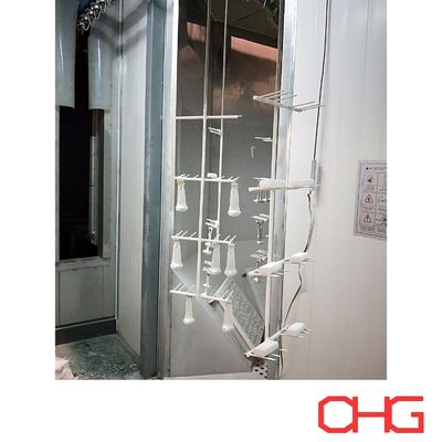 工業用 プロフェッショナル 自動 ガラス 潤滑剤 噴霧 塗装 ライン コンベヤー システム カスタマイズ