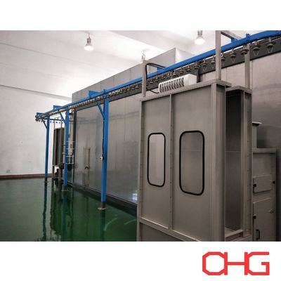 良い値段 コンベアシステムを備えたカスタマイズされた自動ガラス潤滑剤スプレー塗装ライン オンライン