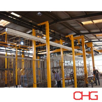 自動粉末塗装生産ライン PVCスプレーブース 調整可能な総重量パッケージ