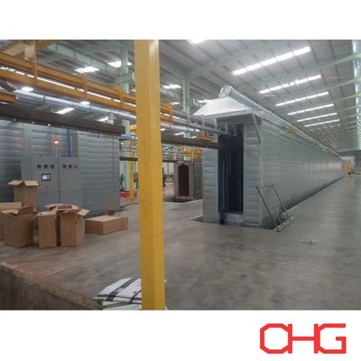 アルミプロファイルの自動方法型粉末塗装生産ライン