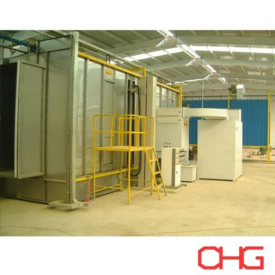 スタッドレスタイヤ 自動スプレーブース 粉末コーティング 静電塗料ブース 調整可能