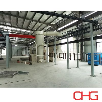 粉末塗装生産ライン 金属部品のための塗装システムカスタマイズ