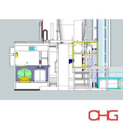 密閉回路装置付きの粉末塗装システム 静電粉末供給センター