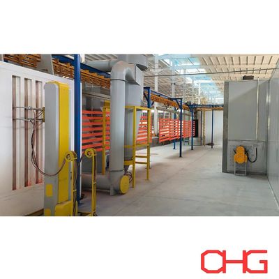 メタル基板の粉末塗装ライン 電力フリーコンベヤーシステム