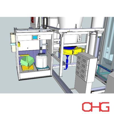 電子静止粉末コーティング機器のためのカスタマイズ可能な閉回路粉末供給センター
