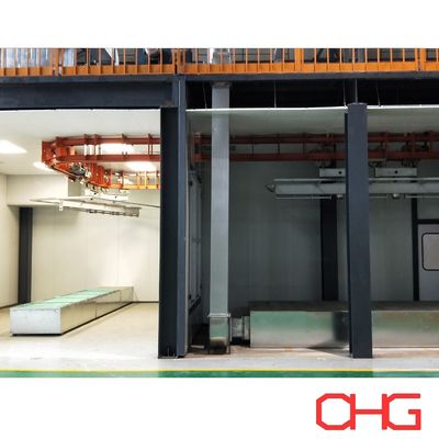 良い値段 炭素鋼製重機構造部品用P&Fオーバーヘッドコンベアシステム オンライン